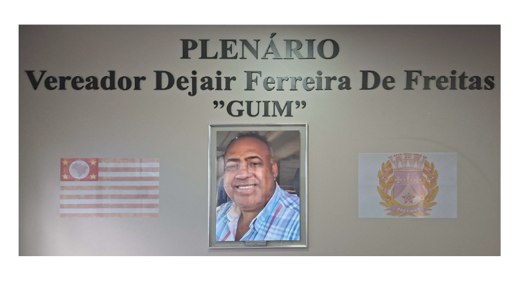 Plenário – Vereador Dejair Ferreira de Freitas (“Guim”)
